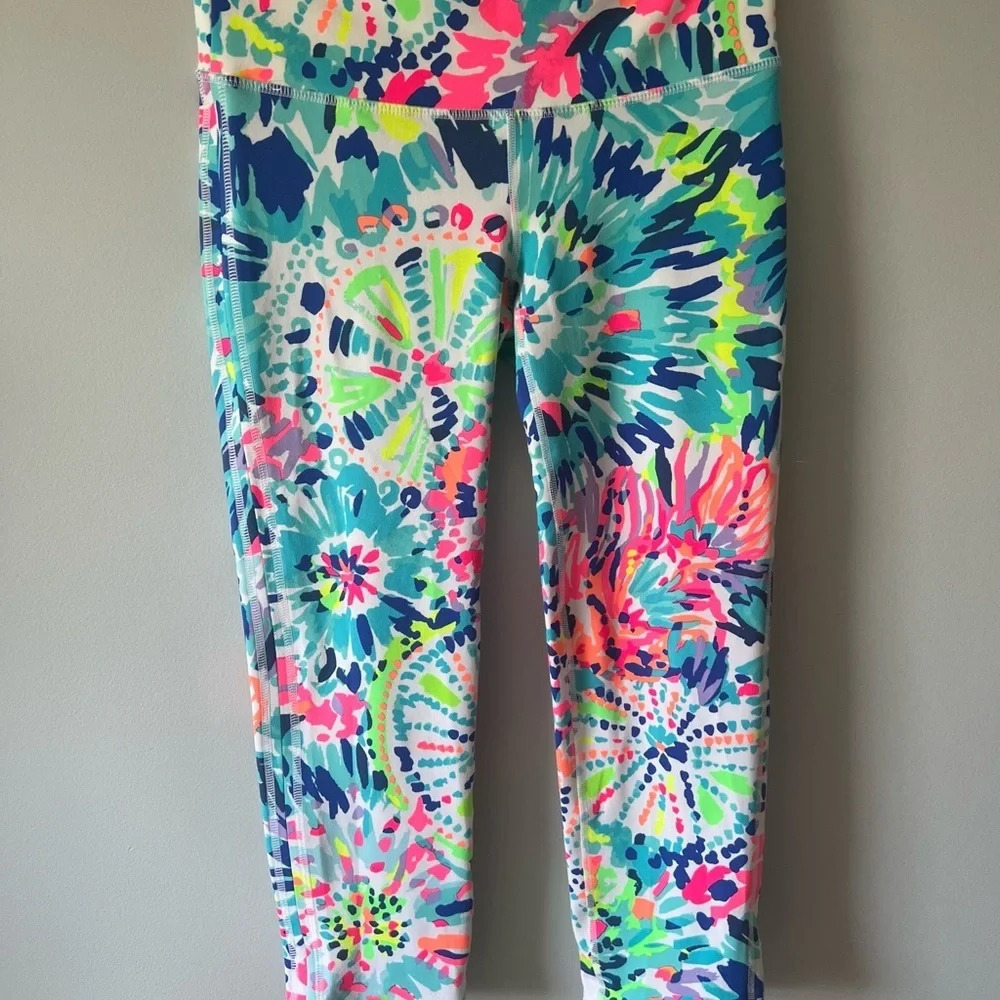 Lilly Pulitzer Cropped Leggings in Multi Dive